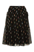 Metallic Spots Skirt